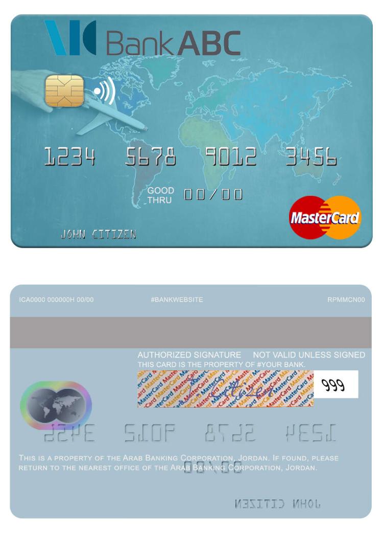 Jordan Arab Banking Corporation mastercard